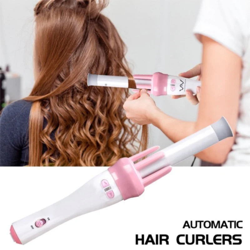 Professional Automatic Hair Curler – 3 Temperature Levels, Anti-Scald Design & Fast Heating
